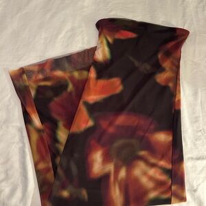Zara Floral tube dress